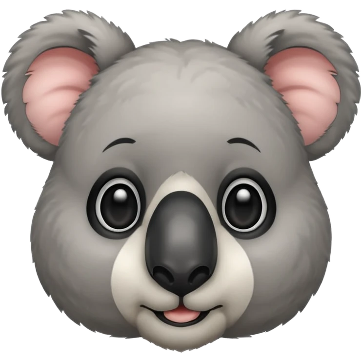 Koala face emoji