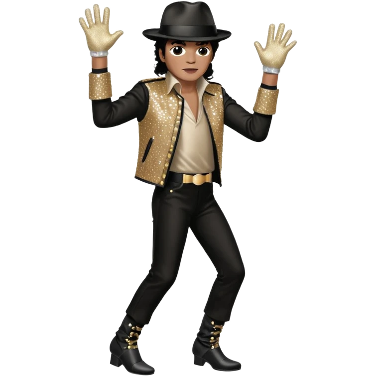 Michael Jackson moonwalking emoji