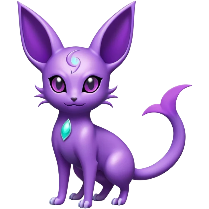 Shiny Espeon-Noibat-Hybrid (Full body) emoji
