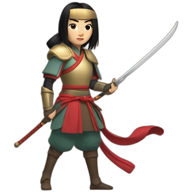 mulan warrior emoji