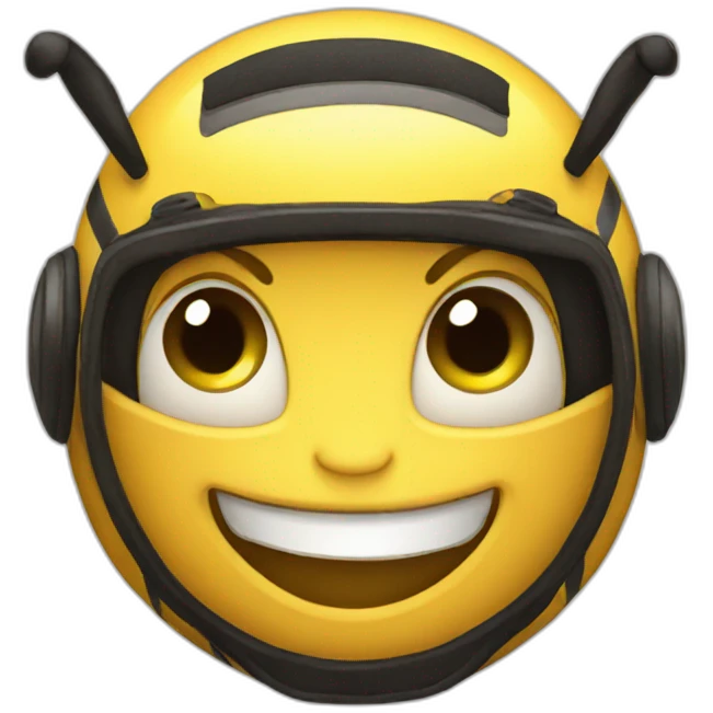 Bumblebee happy emoji