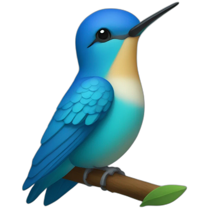 blue-colibri emoji