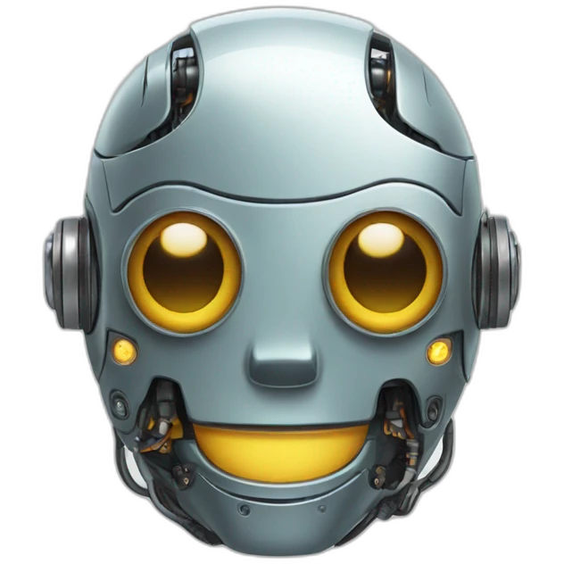 robot with smile emoji