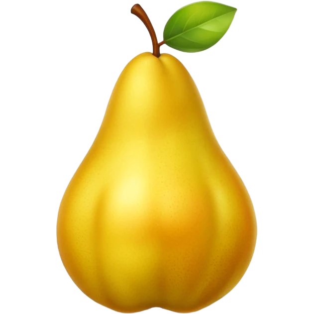 yellow pear emoji