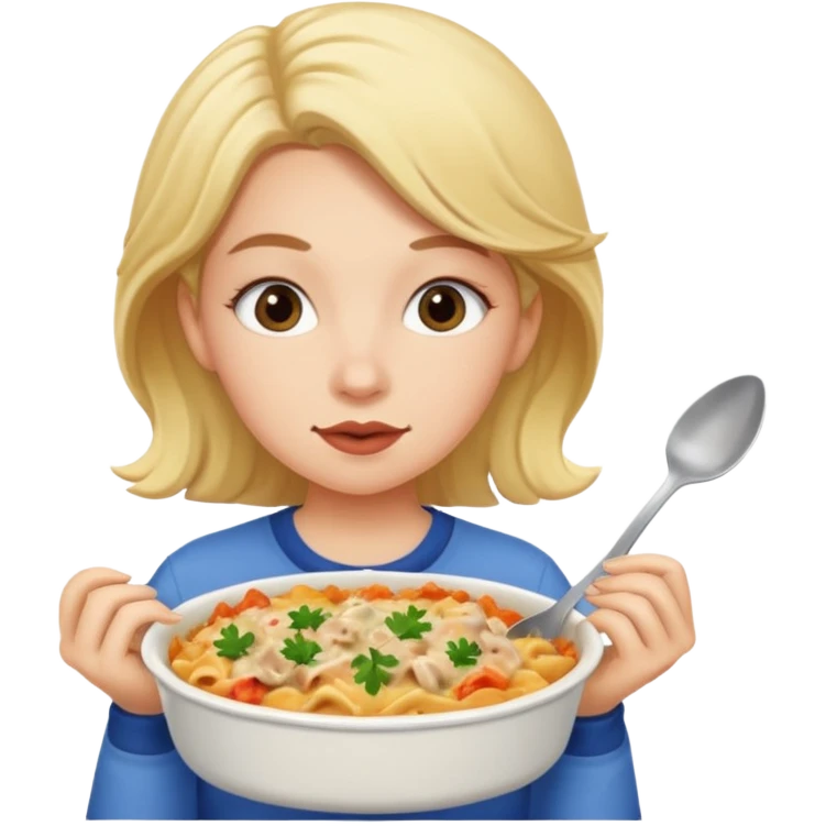lesbian white girl tuna caserole emoji
