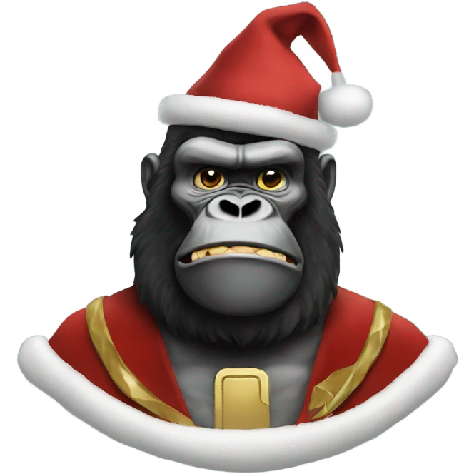 King Kong santa emoji