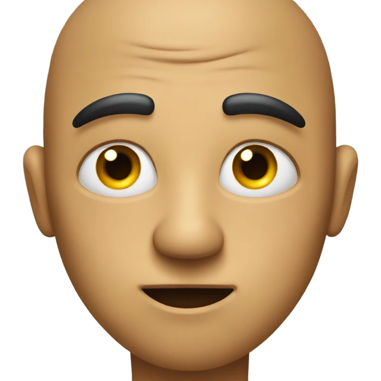 Eyes by side judging serious expression on emoji emoji