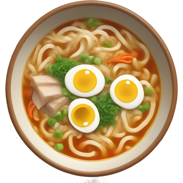 Buldak soup ramen emoji