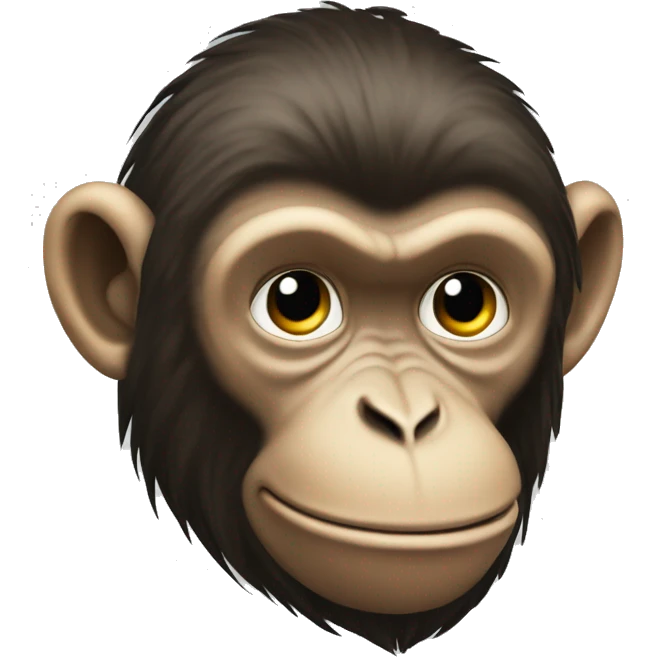Ukrainian-Monkey. crested head, long whiskers  emoji