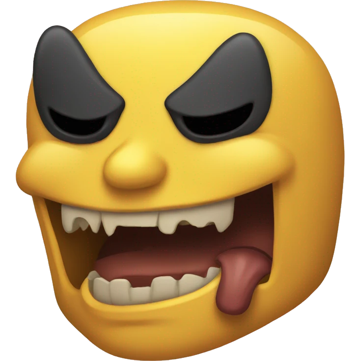 Yellow Emoji vampiro emoji