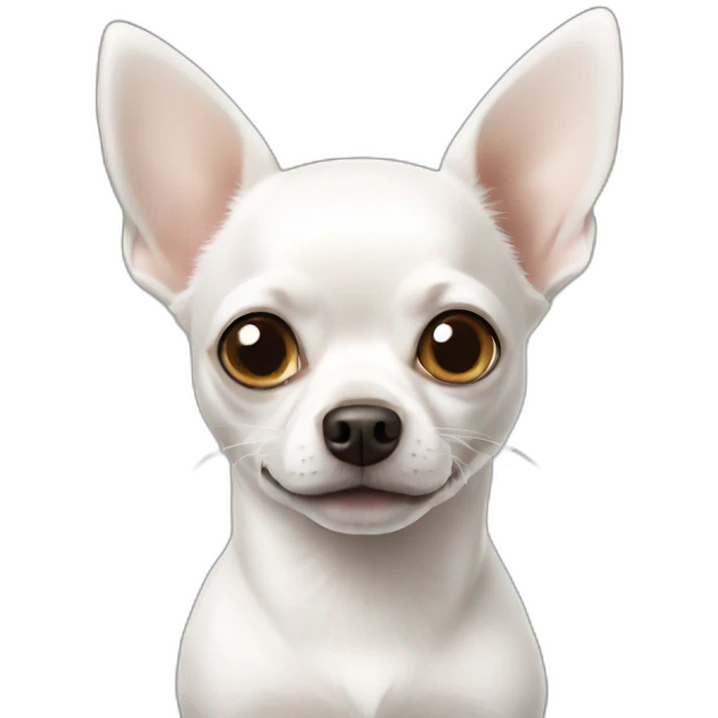 White Chihuahua emoji