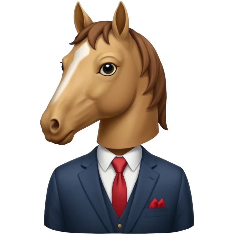 Persona con cabeza de caballo emoji