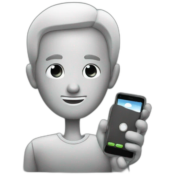 man phone emoji