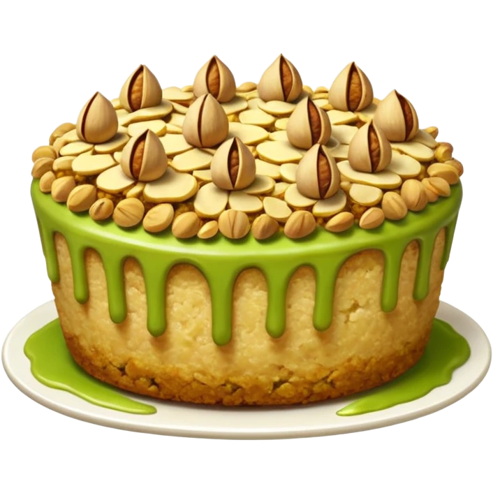 Pistachio Crumble Cakes emoji