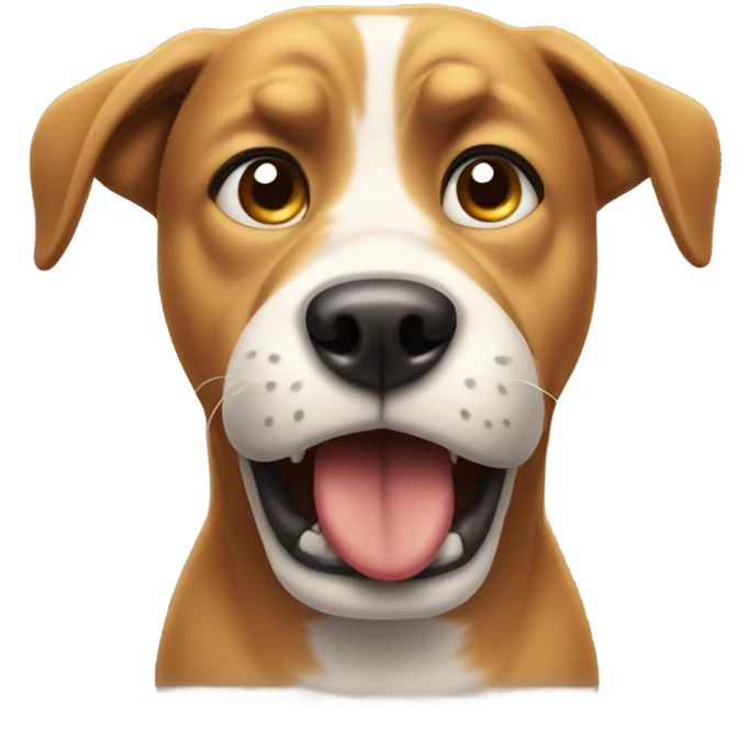 DOG eating mad  emoji