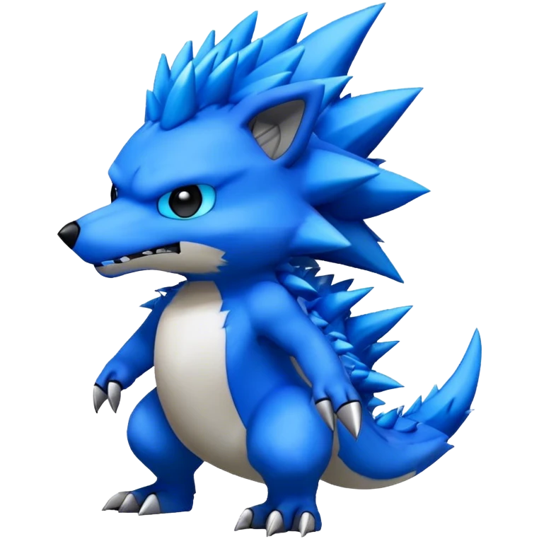 Cool Digimon-Fakemon-Pokemon-hybrid full body emoji
