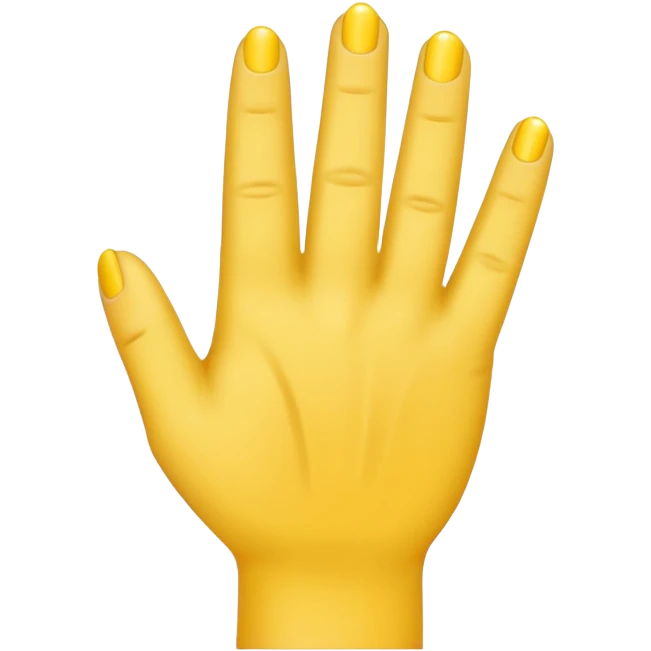 Yello ring finger emoji