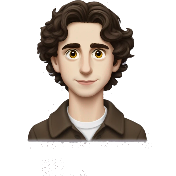 timothee chalamet in 'the french dispatch' emoji