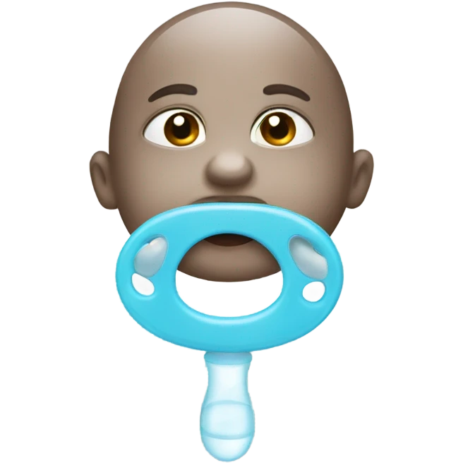 pacifier for children emoji