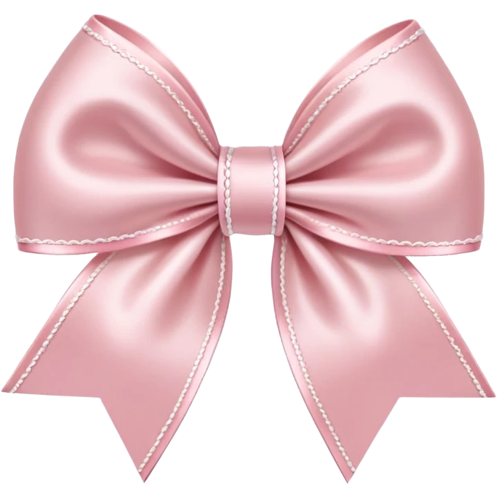 light pink laced bow emoji emoji