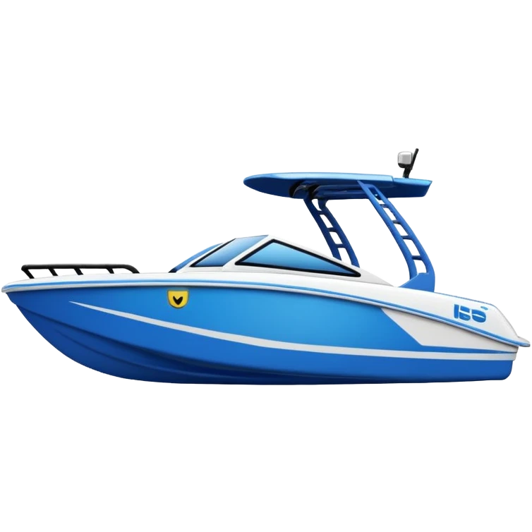 Wakeboard boat emoji