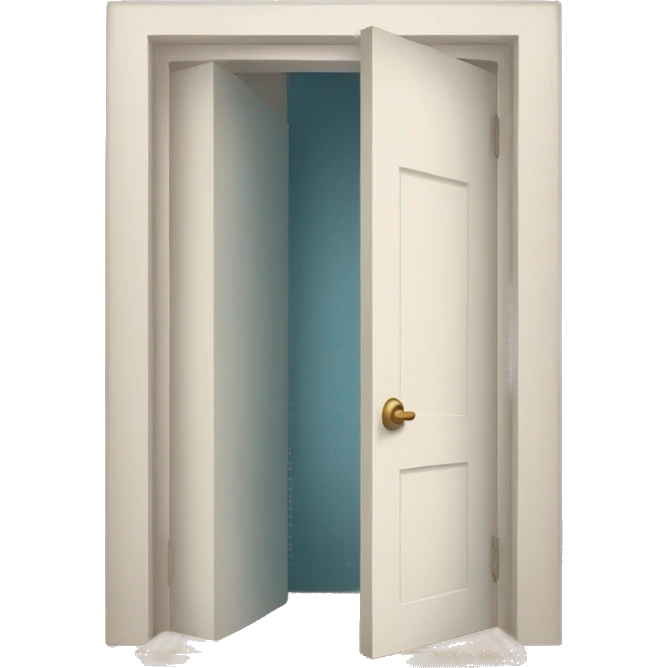 an open door emoji
