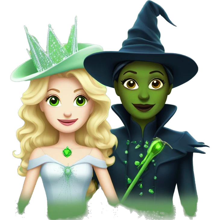 glinda and elphaba emoji