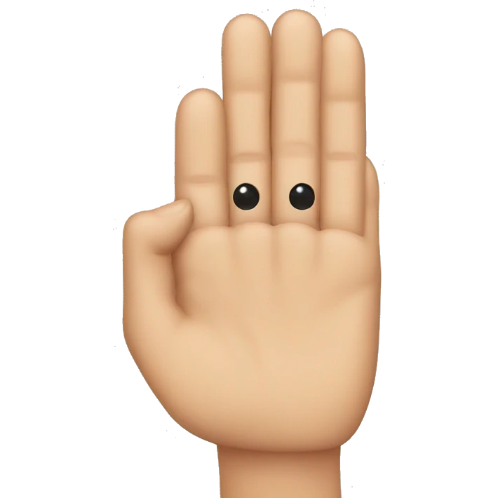 slide finger on face emoji