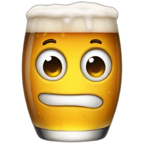 BITTER BEER FACE emoji