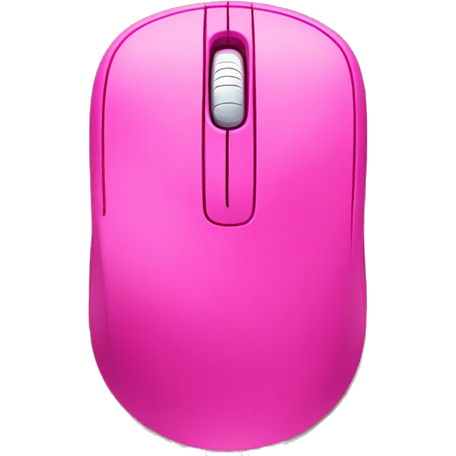 Pink “computer mouse” with hot pink accents  emoji
