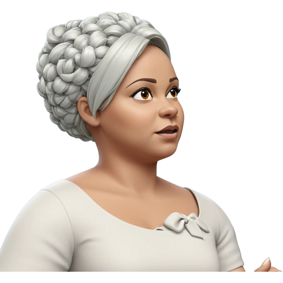 girl in dress portrait emoji