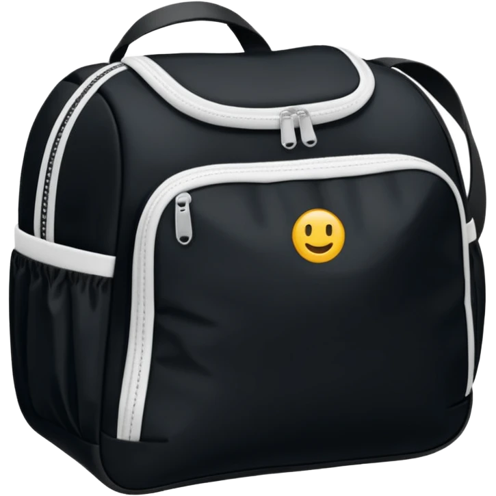 sac de sport noir emoji