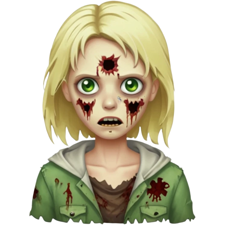 blonde zombie emoji