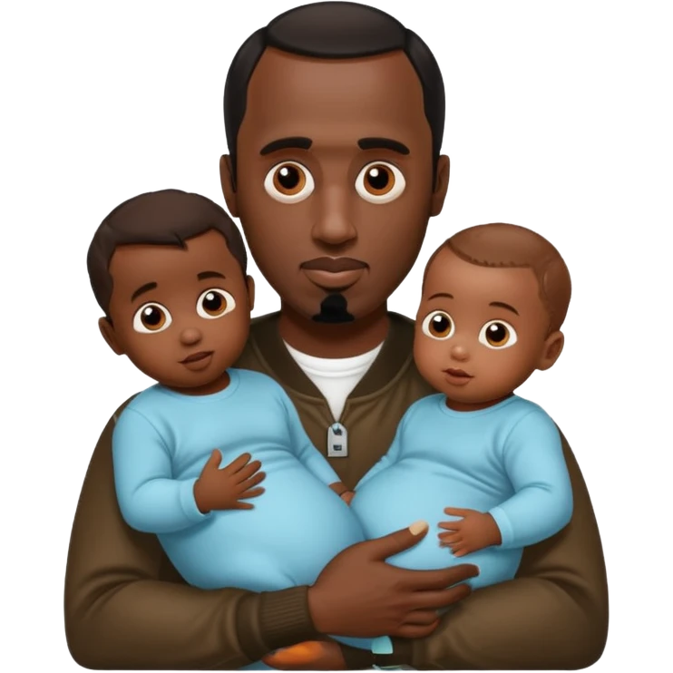 Sean Diddy combs with babies  emoji
