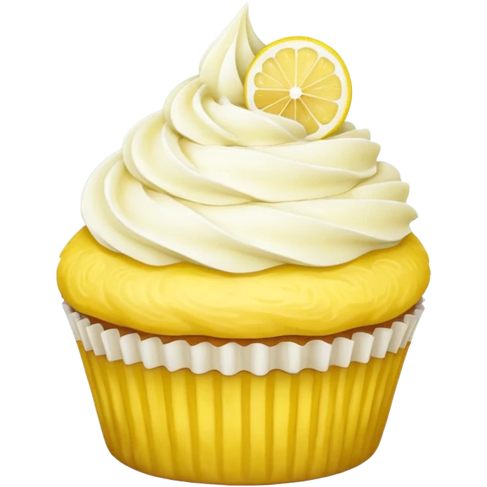 lemon cupcake emoji