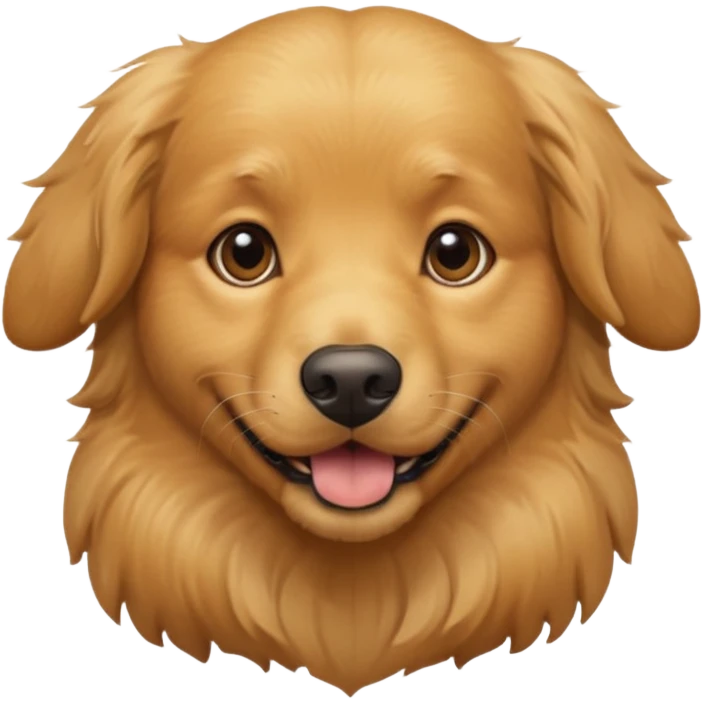 A dog emoji