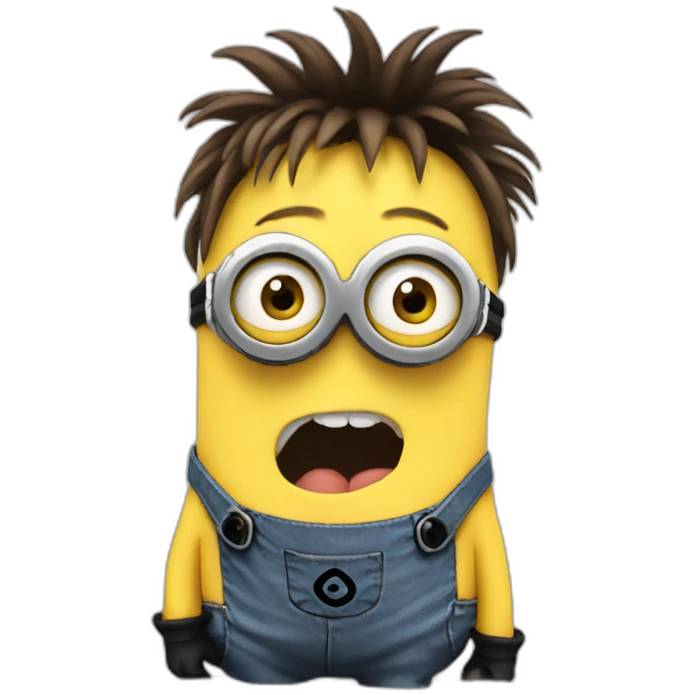 Minion doing weird stuff emoji