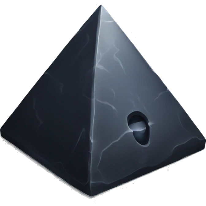 Obsidian pyramid emoji