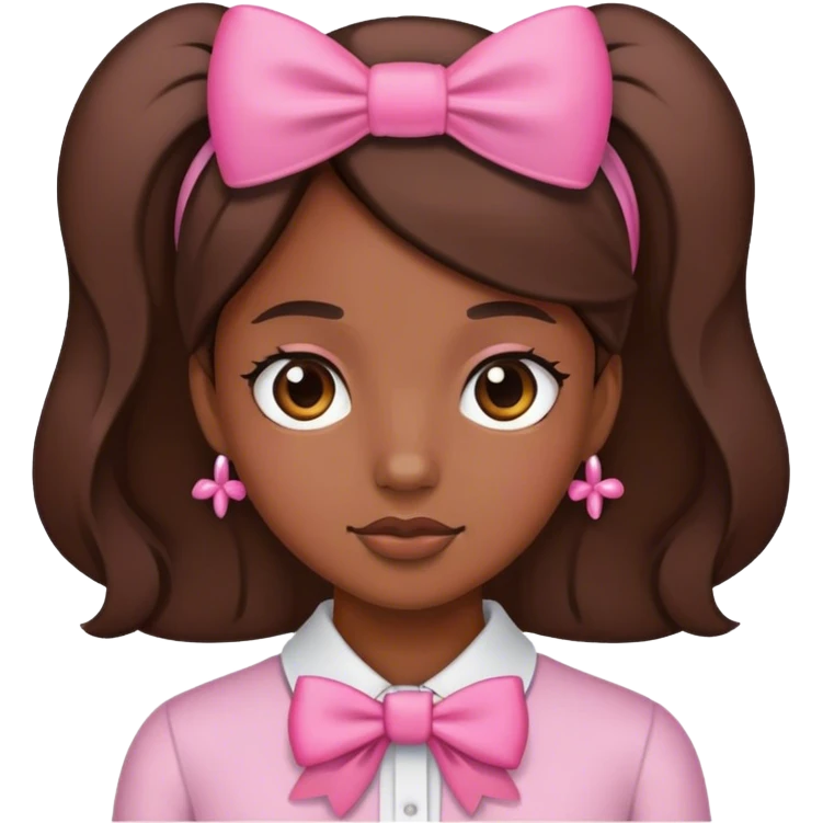 Moño rosado emoji