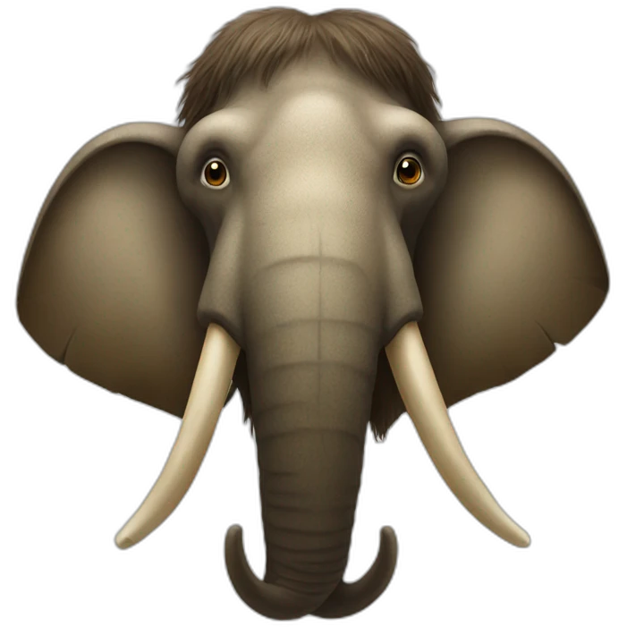 Mammoths head emoji