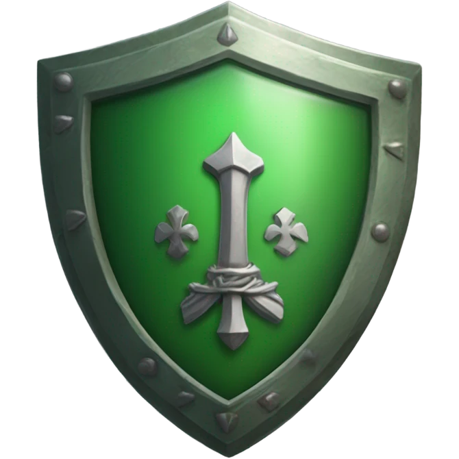 Green shield  emoji