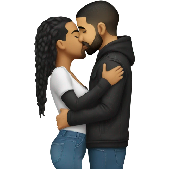 Drake kissing emoji