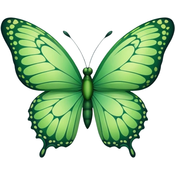 green butterfly emoji
