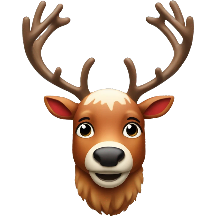 rudolph the red nosed rendeer emoji