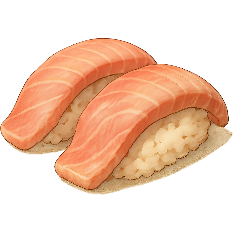 sushi in ghibli style emoji