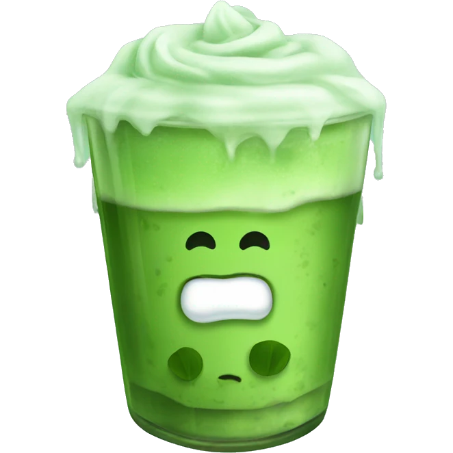 Iced Matcha  emoji