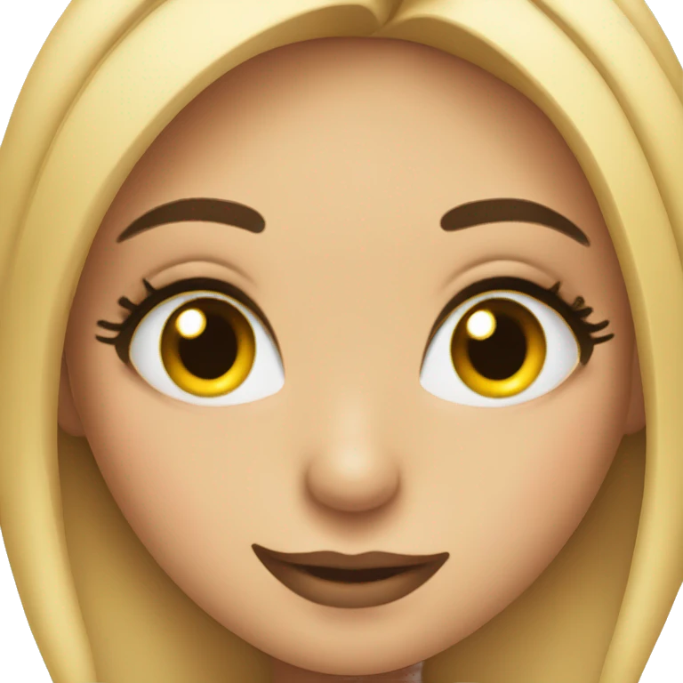 Smirking with nails and eyelash extensions emoji