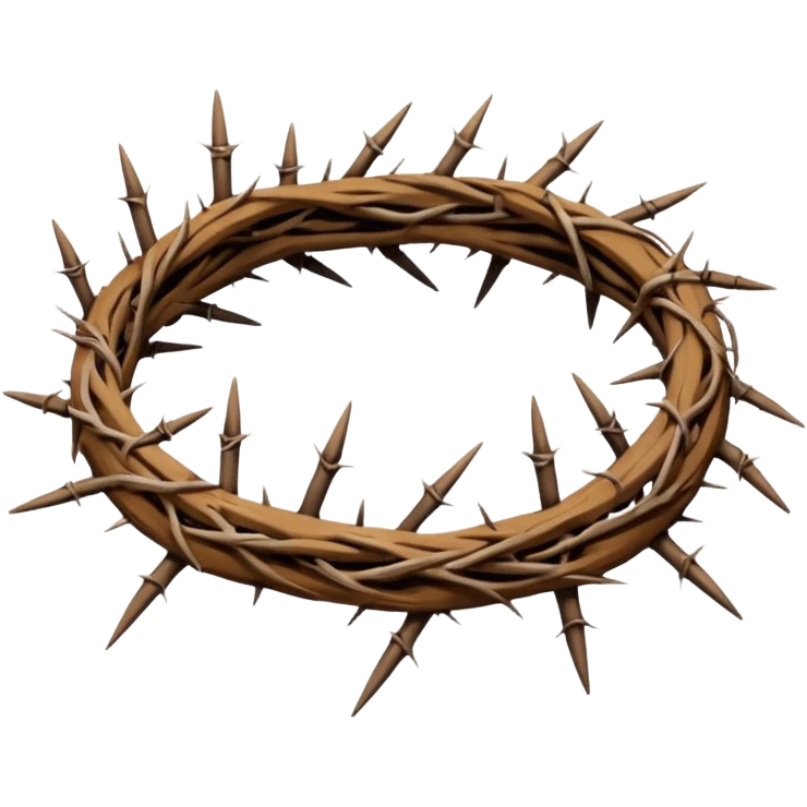 Corona de espinas emoji