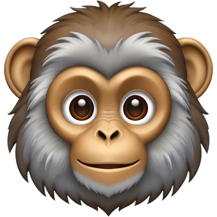 silver terminter monkey face emoji