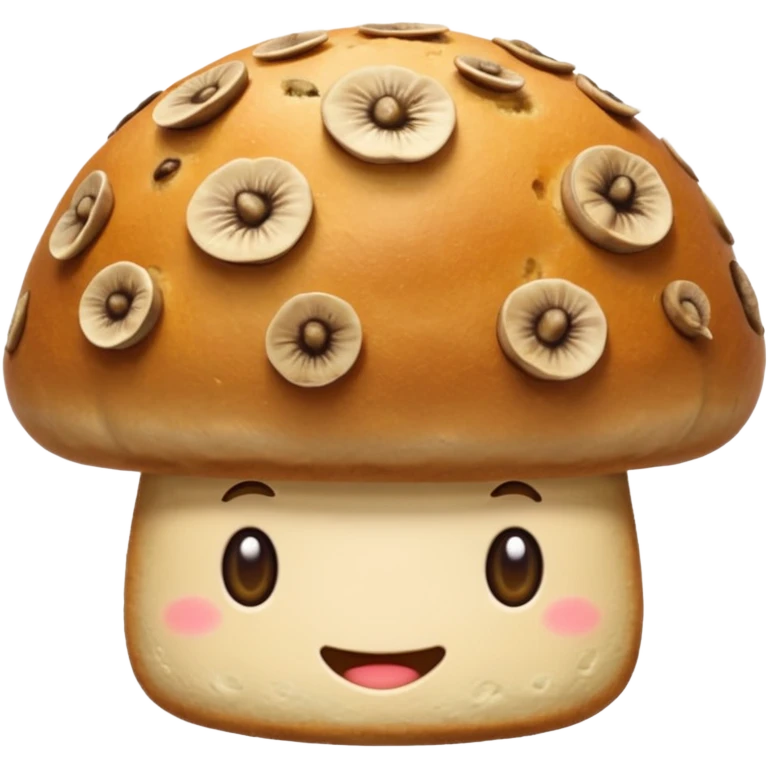 mushroom bread emoji